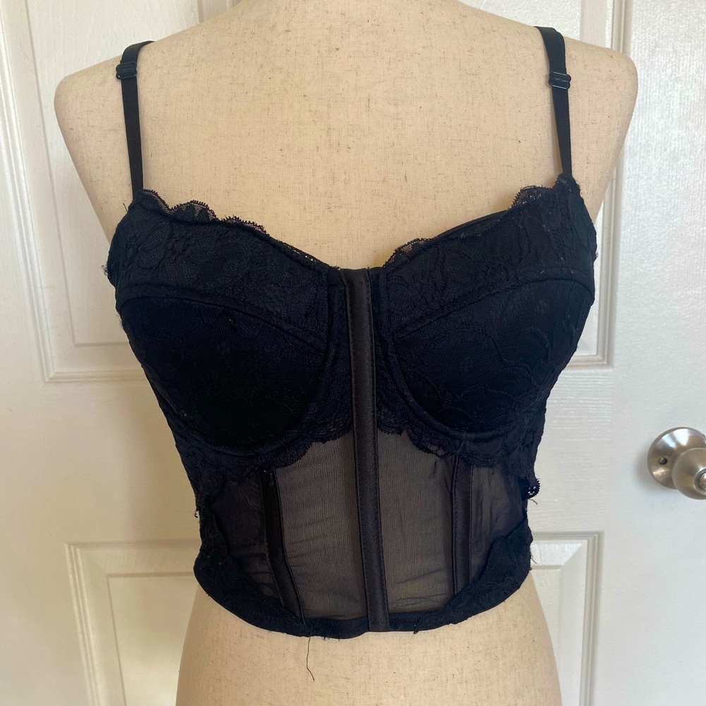 Lace crop top